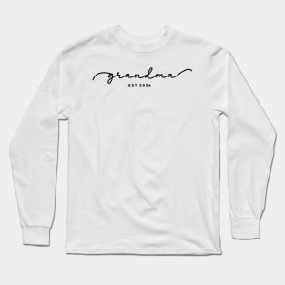 Grandma EST 2024 Long Sleeve T-Shirt